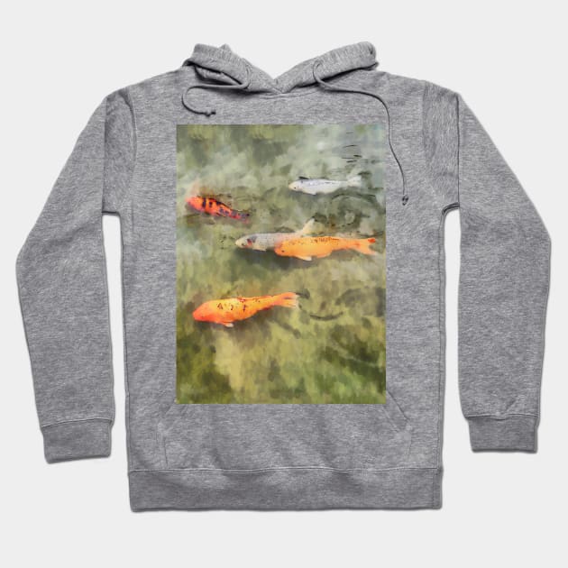 Fish - School Of Koi Hoodie by SusanSavad